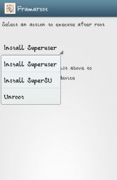 select superuser with framaroot