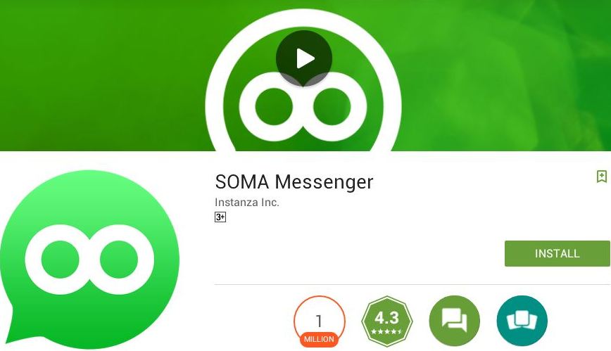 installing soma messenger from playstore on pc 